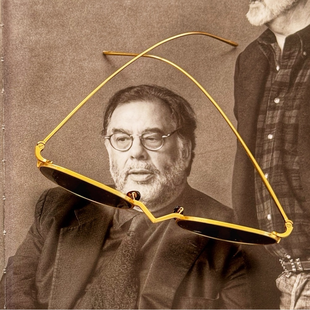 Vintage Oliver People LA Series Gold Aviator Sunglasses - Picture 10 of 12